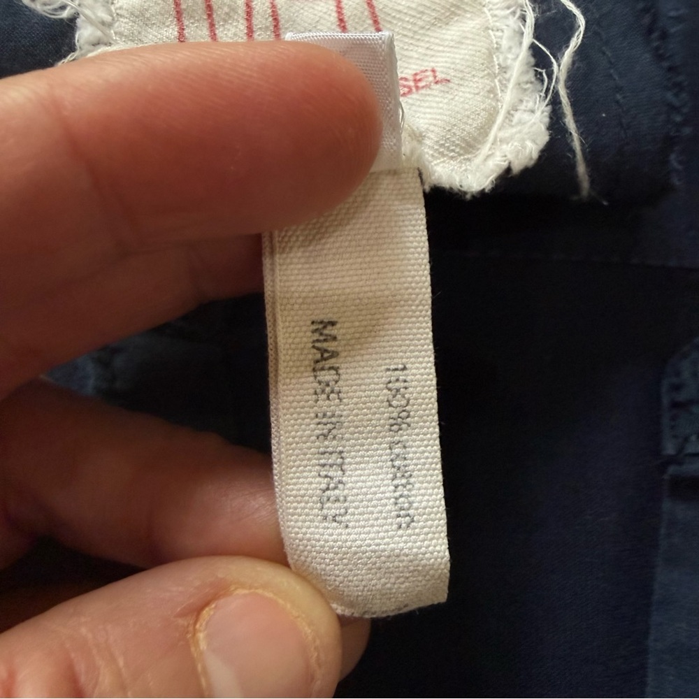 H+ Hannoh Wessel Artisan Blue Cotton Shirt Lagenlook EU 42 M Italy - Picture 6 of 9